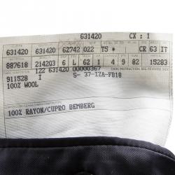 Pre Owned Ermenegildo Zegna Navy Blue Wool High Performance Blazer 6XL