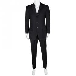 Ermenegildo Zegna Soft Grey Wool Tailored Suit M