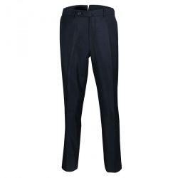 Ermenegildo Zegna Couture Navy Blue Wool and Silk Regular Fit Tailored Suit L