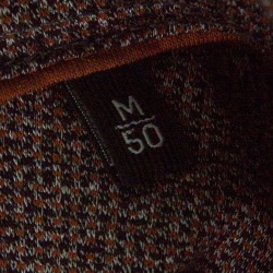 Pre Owned Ermenegildo Zegna Brown Marled Cotton Polo T-Shirt M