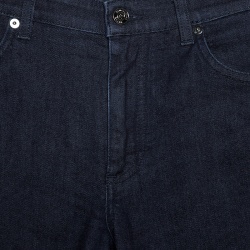 Pre Owned بنطلون جينز ايرمنيجيلدو زينيا مكسم دنيم مغسول داكن انديغو M