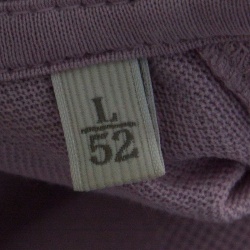 Pre Owned Ermenegildo Zegna Purple Perforated Striped Cotton Knit Short Sleeve Polo T-Shirt L