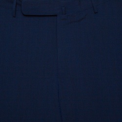 Pre Owned بنطلون ايرمنيجيلدو زينيا مكسم حرير صوف كحلي هاي برفورمانس L