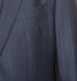 Ermenegildo Zegna Blue Striped Wool Trofeo 600 Mila Suit XXL