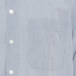 Pre Owned Ermenegildo Zegna Soft Grey Cotton Button Down Long Sleeve Shirt XL