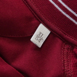 Pre Owned Ermenegildo Zegna Burgundy Cotton Stretch Pique Knit Polo T Shirt XL 