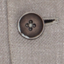 Pre Owned Ermenegildo Zegna Beige Cashmere and Linen Blend Elbow Patch Detail Blazer M