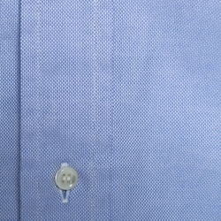 Pre Owned Ermenegildo Zegna Light Blue Chambray Cotton Long Sleeve Shirt S