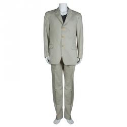 Ermenegildo Zegna Beige Pant Suit  L