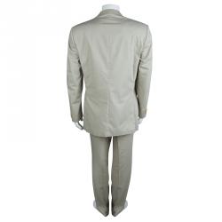 Ermenegildo Zegna Beige Pant Suit  L