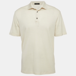 Cotton Knit Polo T-Shirt