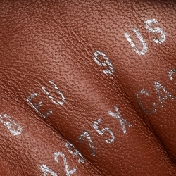 Pre Owned Ermenegildo Zegna Off White Leather Tiziano Sneakers Size 42