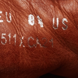 Pre Owned Ermenegildo Zegna Black Leather Triple Stitch Low Top Sneakers Size 42.5