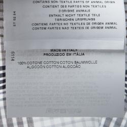 مملوكة مسبقًا Etro Multicolor Tartan Plaid Long Sleeve Button Front Shirt M