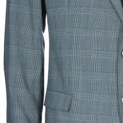 Pre Owned Etro Men's Gray Wool Suit XL