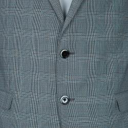 Pre Owned Etro Men's Gray Wool Suit XL