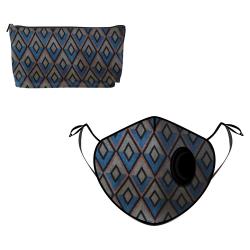 Pre Owned Fine Guard By Caroline Reusable N95 Face Mask, Artdeco - Large (Available for UAE Customers Only)