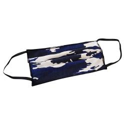 Non-Medical Handmade Navy Blue Camouflage Cotton Face Mask - Pack of 10 (Available for UAE Customers Only)