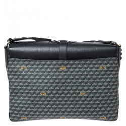 Faure Le Page Black/Grey Canvas and Leather Express 36 Bag