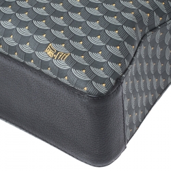 Faure Le Page Black/Grey Canvas and Leather Express 36 Bag