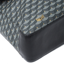 Faure Le Page Black/Grey Canvas and Leather Express 36 Bag