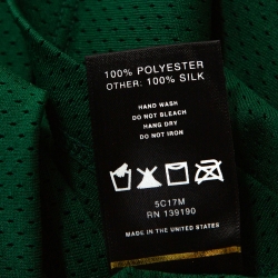 Fear of God Green Mesh Jersey Oversized T-Shirt S