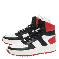 Fear Of God Tri Color Leather Basketball High Top Sneakers Size 41