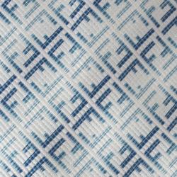 Pre Owned Fendi Two Tone FF Embroidered Tie