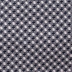 Pre Owned Fendi Black and White Embroidered Tie