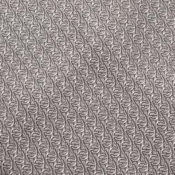 Fendi Grey FF Embroidered Silk Tie