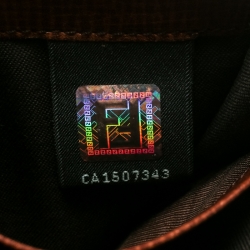 Fendi Tobacco Zucca Coated Canvas Bifold Wallet
