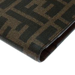 Fendi Tobacco Zucca Coated Canvas Bifold Wallet
