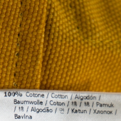 Fendi Yellow & Blue Stripe Print Canvas Fur Detail Jacket S