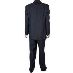Fendi Uomo Pinstriped Grey Suit EU52