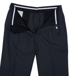 Fendi Uomo Pinstriped Grey Suit EU52