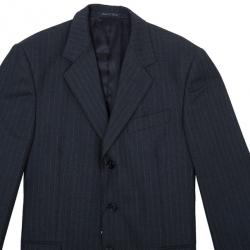 Fendi Uomo Pinstriped Grey Suit EU52