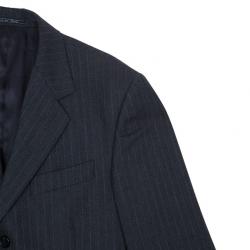 Fendi Uomo Pinstriped Grey Suit EU52