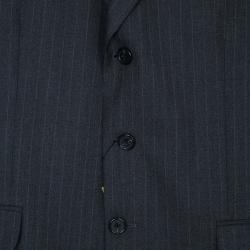 Fendi Uomo Pinstriped Grey Suit EU52