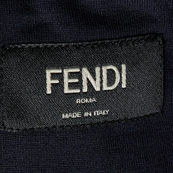 Fendi Night Blue Bag Bugs Appliqued Cotton Long Sleeve T-Shirt L