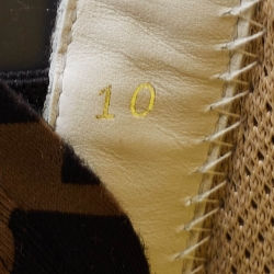 Fendi Multicolor  Suede and Leather Low Top Flow Sneakers Size 44
