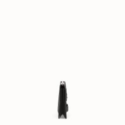 Fendi Black Leather Bag Bugs Eyes Clutch