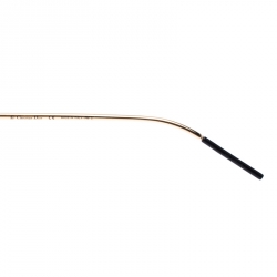 Pre Owned Dior Gold/Black Evolution Aviator Sunglasses