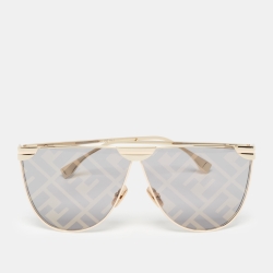Fendi Gold FF Fabulous FF 0467/S Shield Sunglasses