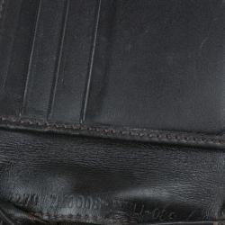 Fendi Tobacco Spalmati Zucca Canvas Bi-Fold Wallet