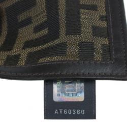Fendi Tobacco Spalmati Zucca Canvas Bi-Fold Wallet