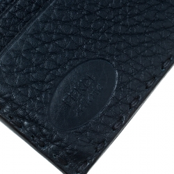 Fendi Blue Embossed Leather Selleria Bifold Wallet
