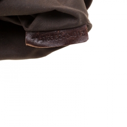 Fendi Tobacco Zucca Nylon Messenger Bag