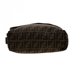 Fendi Tobacco Zucca Nylon Messenger Bag