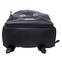 Fendi Black Nylon and Leather No Words"Backpack