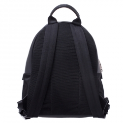  Fendi Black Nylon and Leather No Words"Backpack